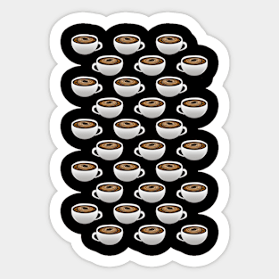 Coffee Cups Sticker